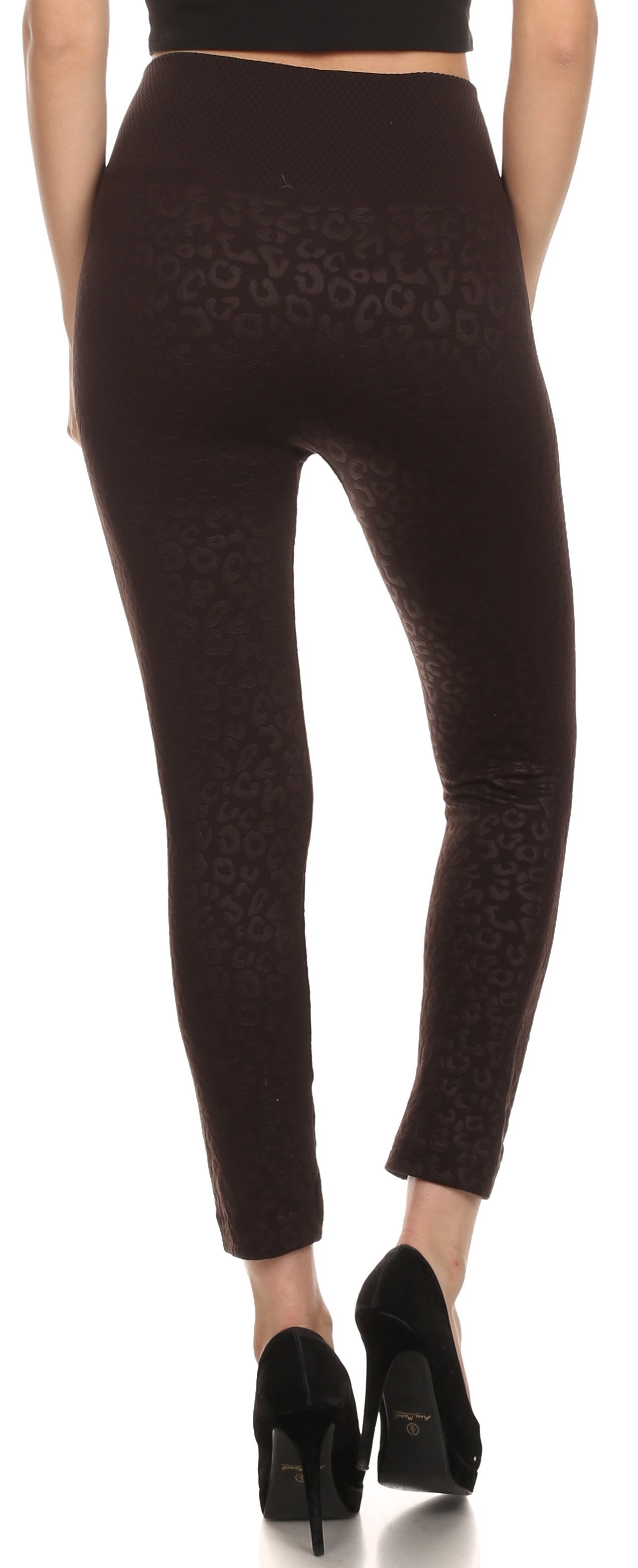 Sakkas Women's Patterned Soft Fleece Lined High Waist Leggings - Concordia Style Boutique
