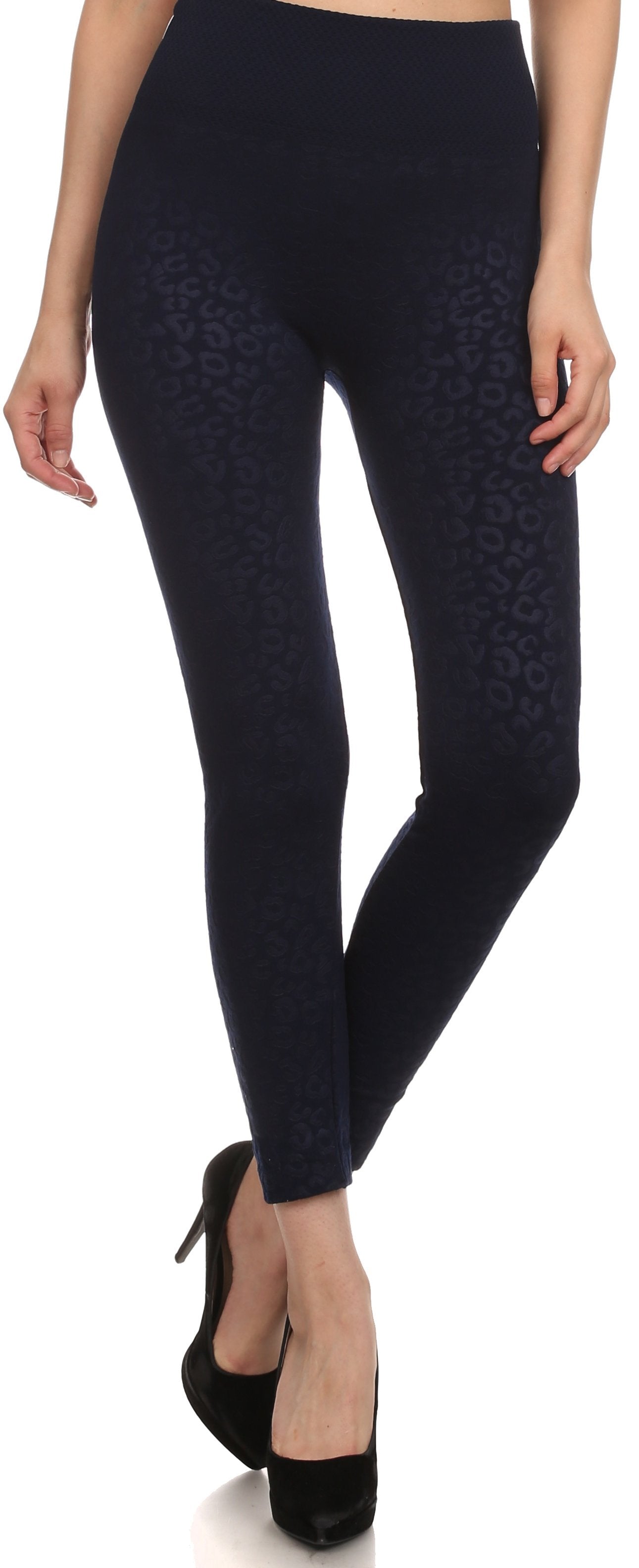 Sakkas Women's Patterned Soft Fleece Lined High Waist Leggings - Concordia Style Boutique