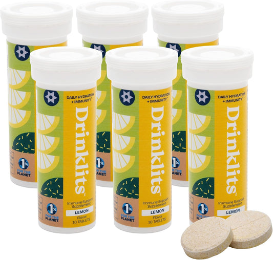 Lemon Daily Immune Support Tablets (6) Tube Bundle - Concordia Style Boutique