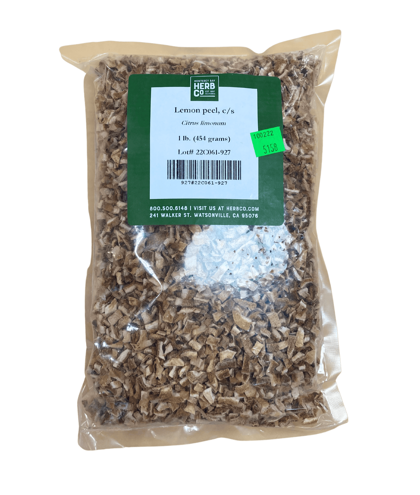 Lemon Peel, Cut, Sifted - Concordia Style Boutique