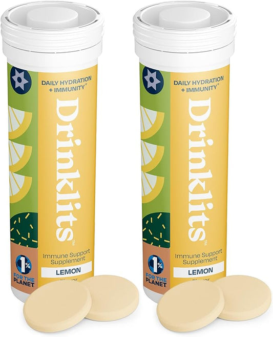 Lemon Daily Immune Support Tablets (2) Tube Bundle - Concordia Style Boutique