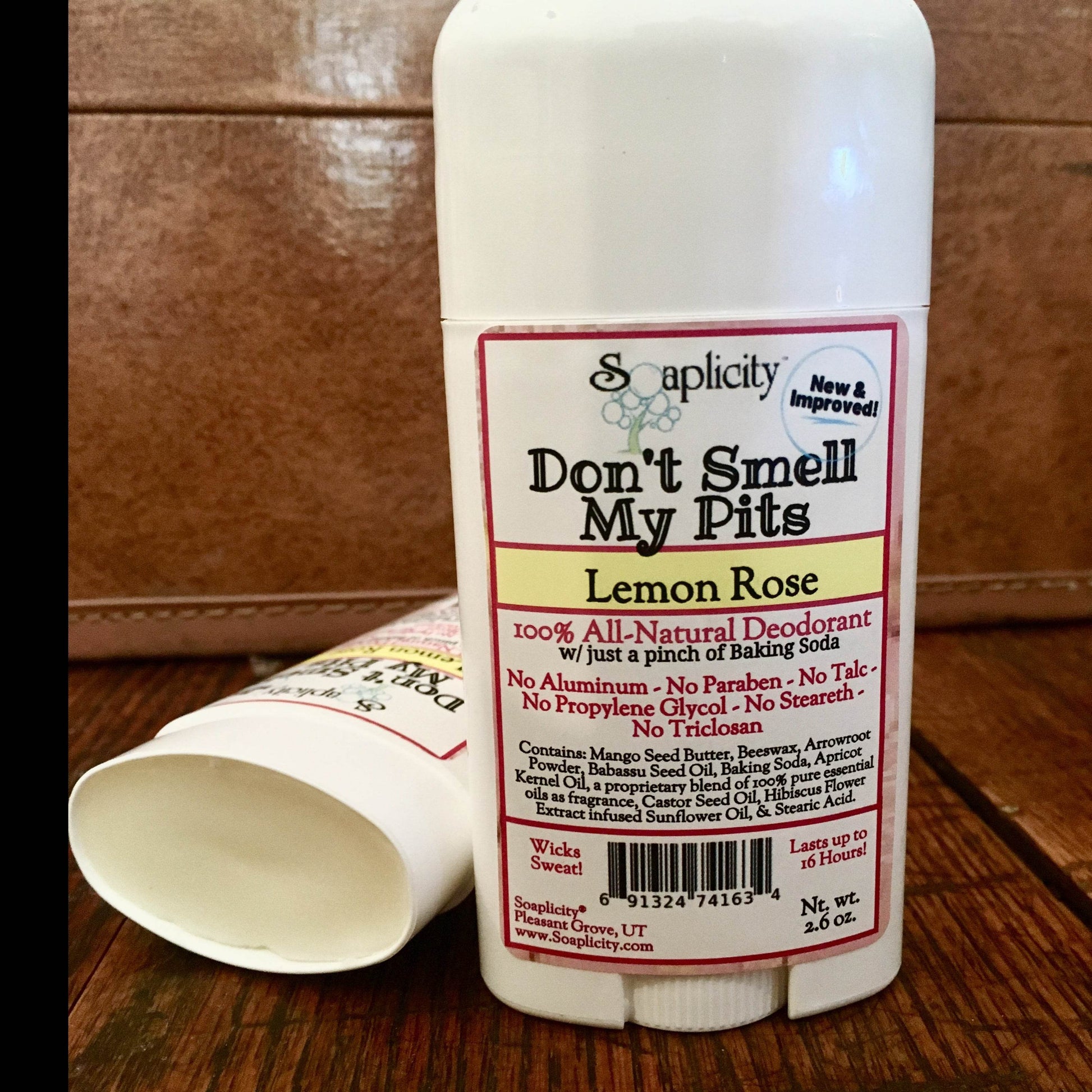 Don't Smell My Pits Natural Deodorant - Lemon Rose - Concordia Style Boutique