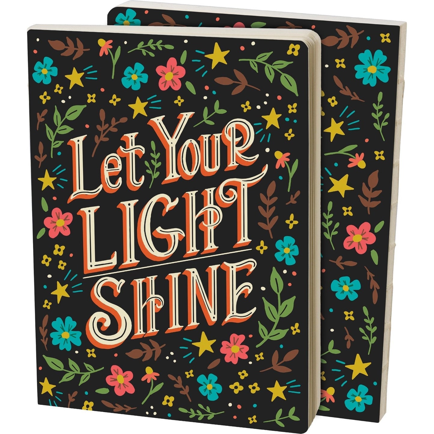 Let Your Light Shine Flower Double-Sided Journal | 160 lined pages - Concordia Style Boutique