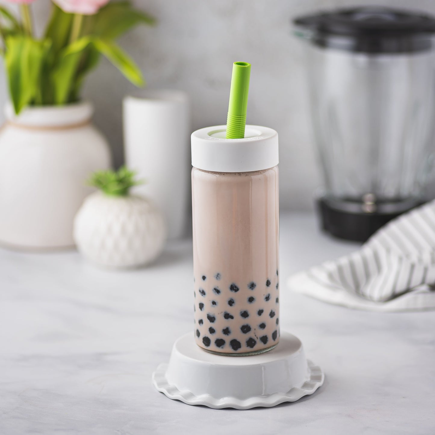 Juice & Smoothie Silicone Straw Set