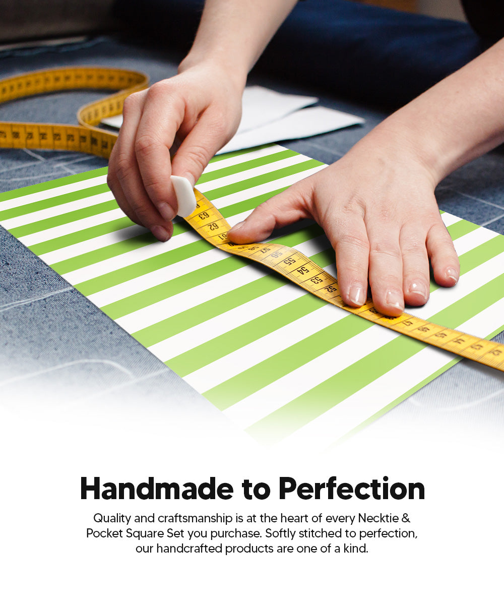 Vittorio Farina Men's Striped Satin Necktie & Pocket Square