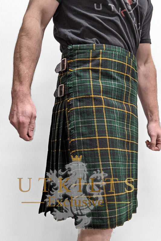 Traditional Kilt - Premium Wool, Irish Black