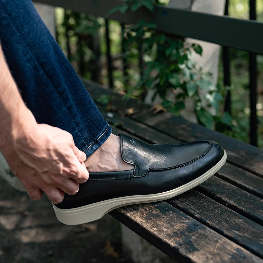 The Loafer (Obsidian & Cream) - Concordia Style Boutique