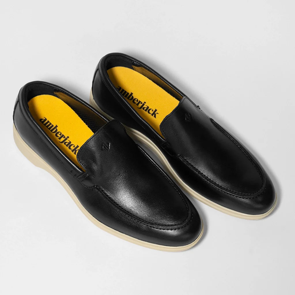 The Loafer (Obsidian & Cream) - Concordia Style Boutique