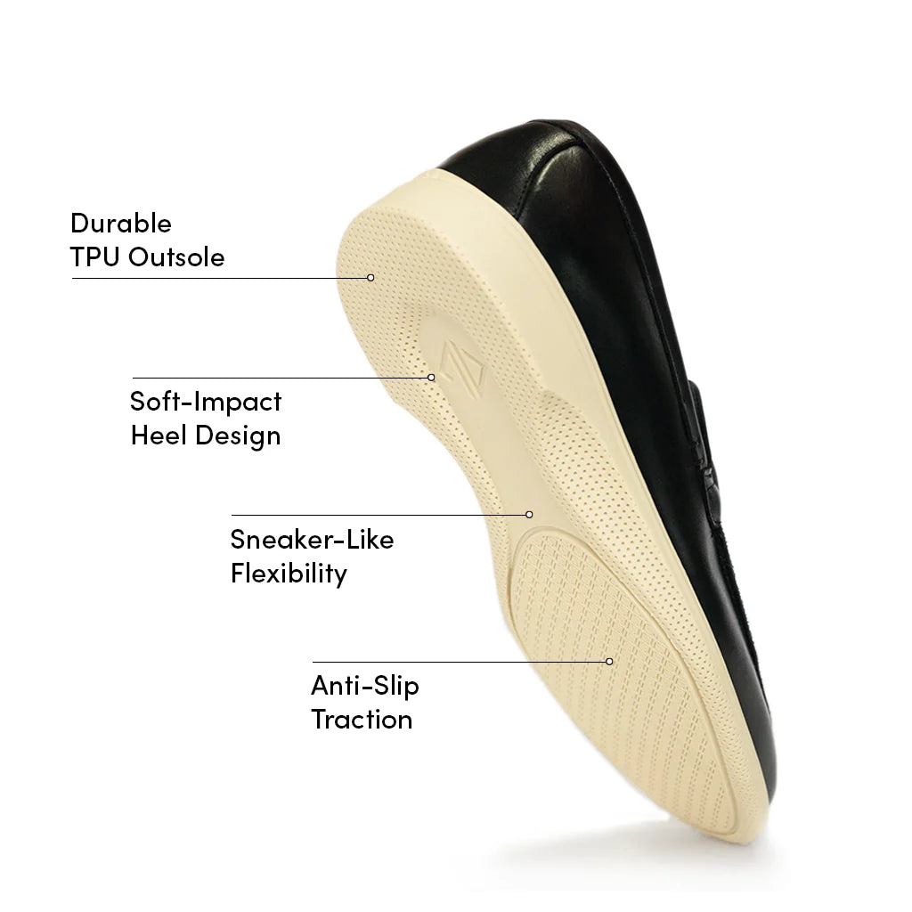 The Loafer (Obsidian & Cream) - Concordia Style Boutique