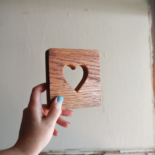 Wooden Heart Tiles