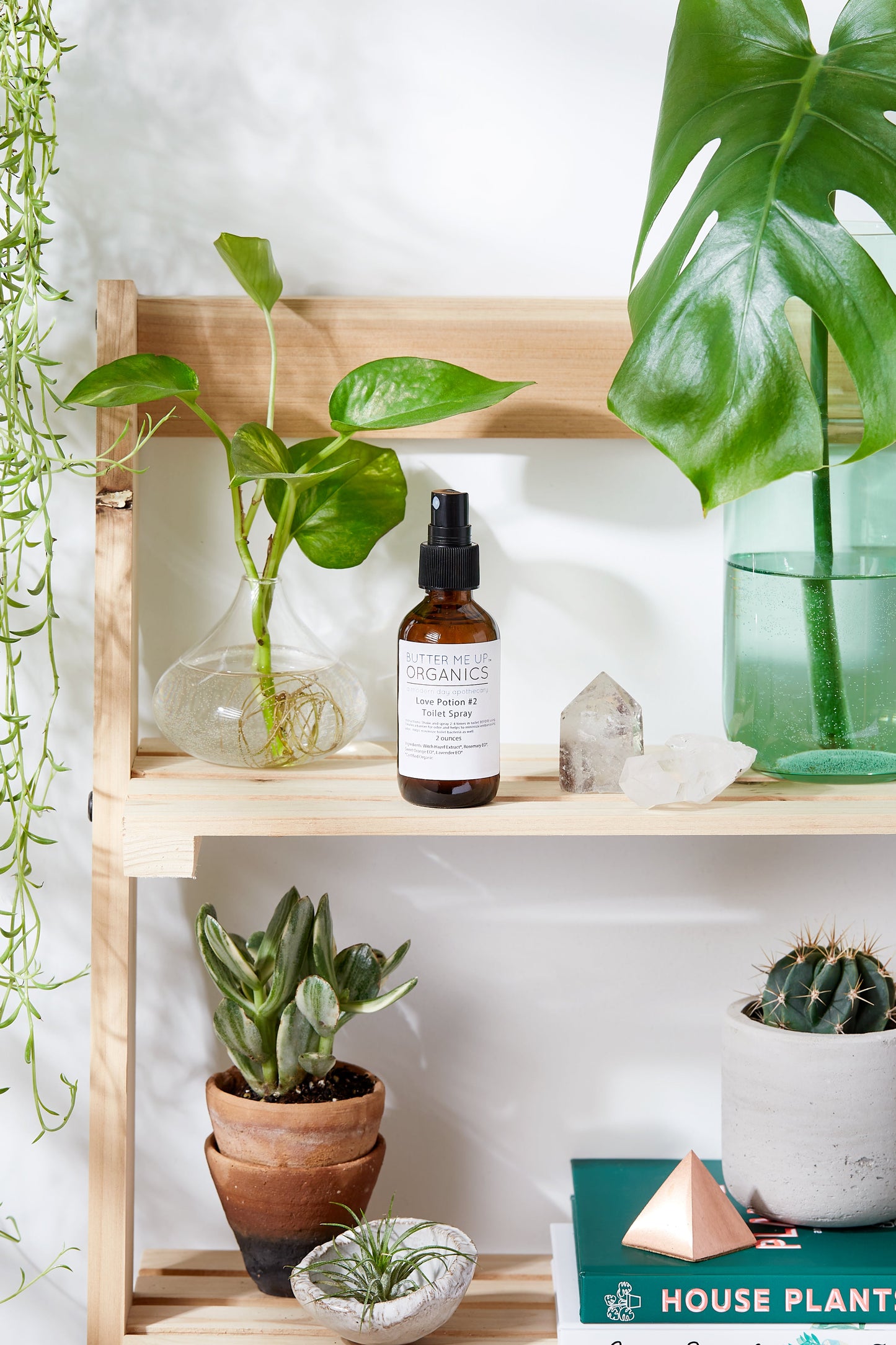 Love Potion #2 Organic Toilet Spray / Modesty Spray / Odor Spray / Bathroom Spray / Essential Oil Spray / Stink Spray - Concordia Style Boutique