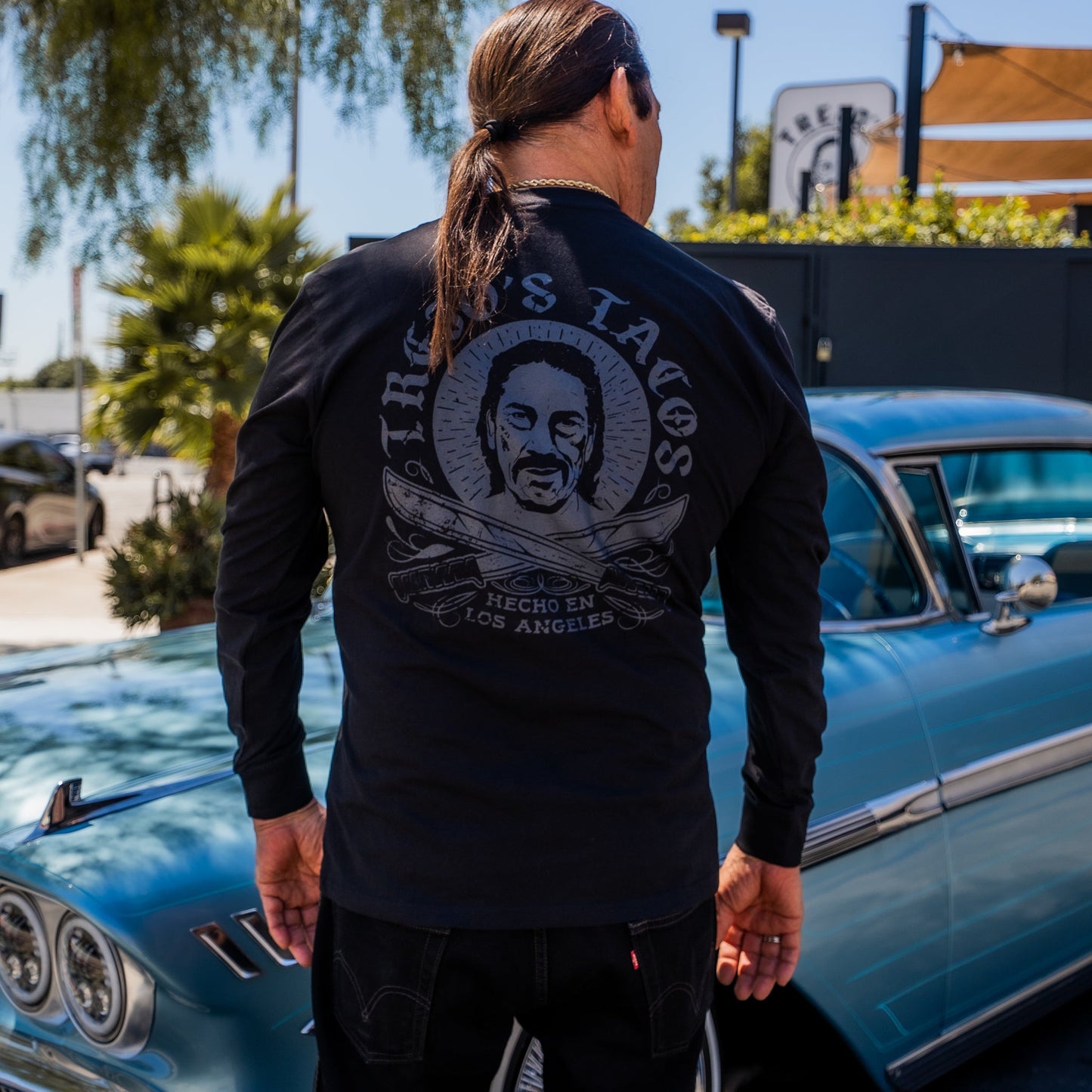 Black Machete Longsleeve Shirt with Machete Logo - Concordia Style Boutique