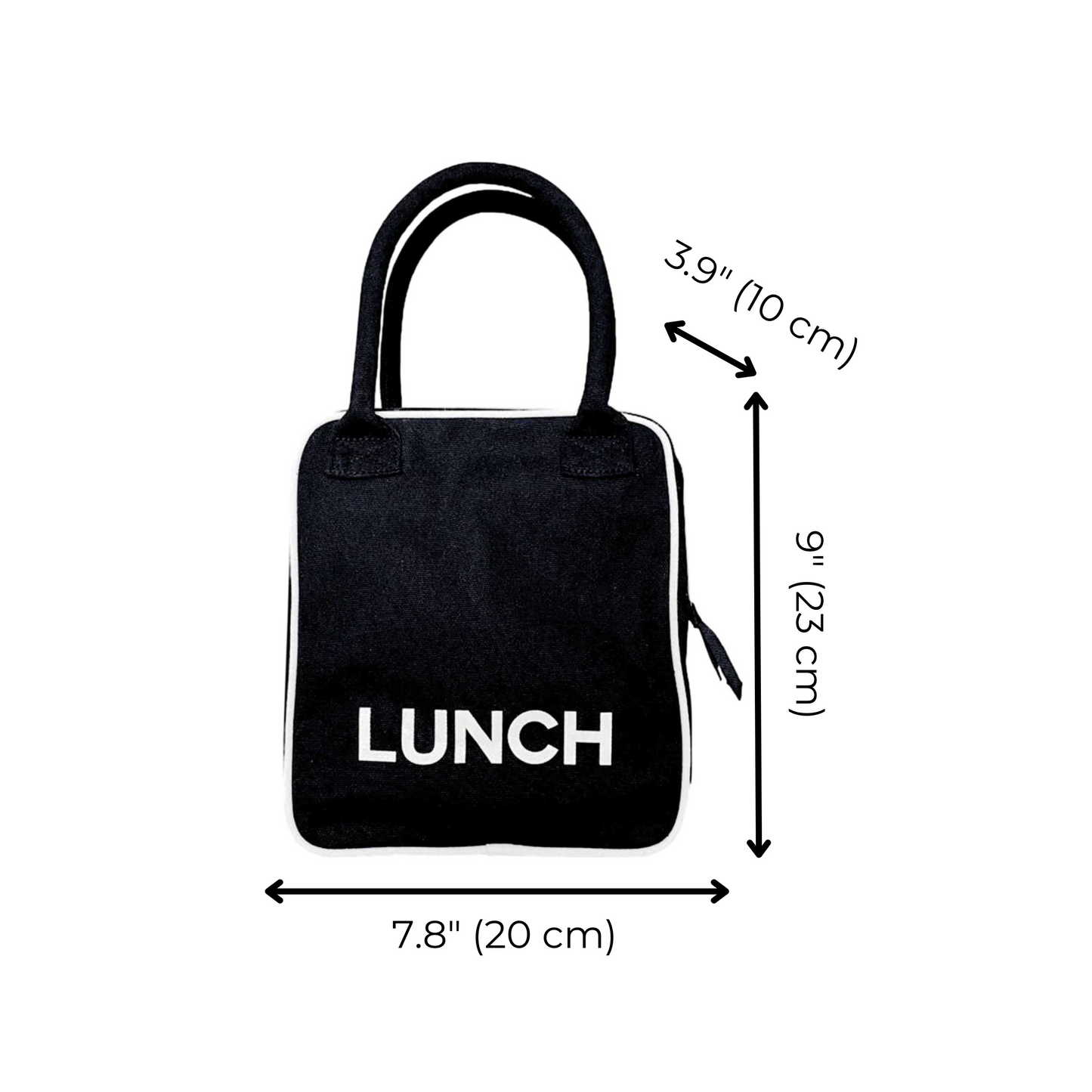 Lunch Box Insulated, Black - Concordia Style Boutique