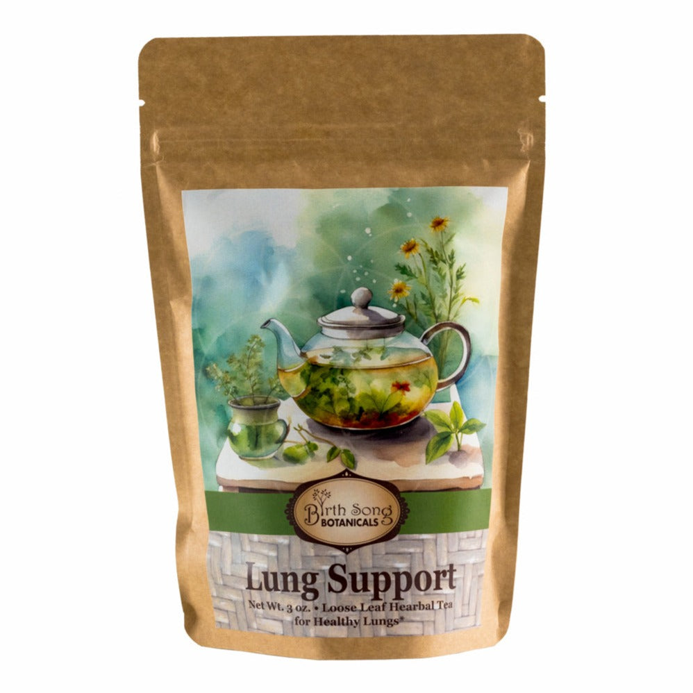 Lung Support Herbal Tea for Bronchial Wellness, Respiratory and Immune Support for Clear Breathing* 3 oz. - Concordia Style Boutique