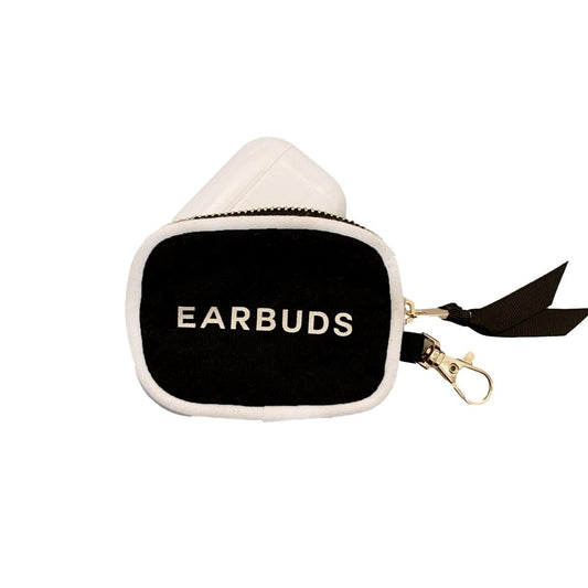 Earbuds/Airpods Case with Clasp, Black - Concordia Style Boutique