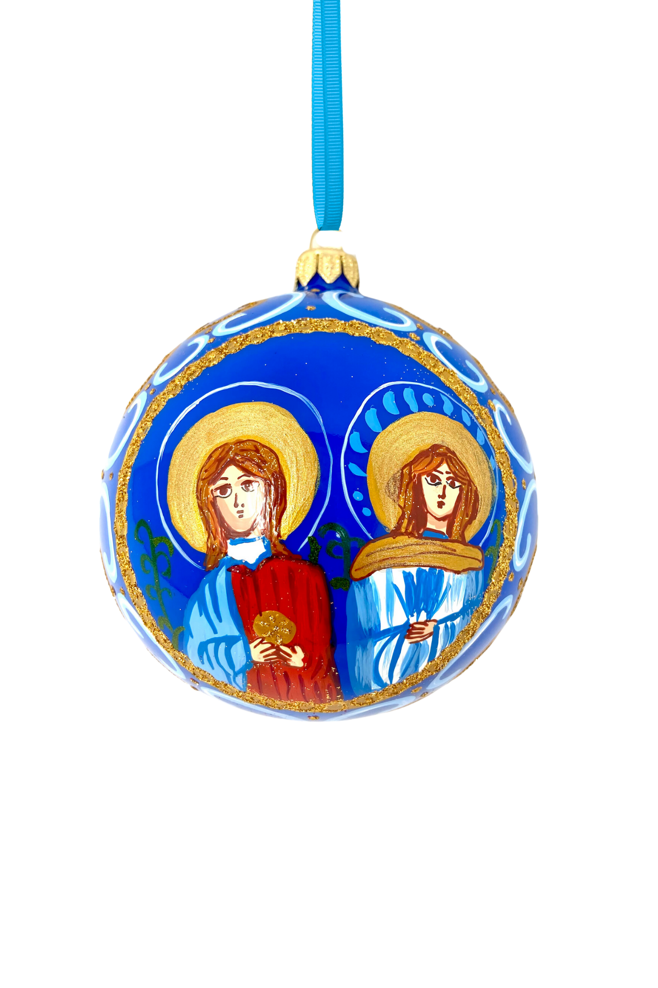 Byzantine Holiday Glass Bauble - Maggiore