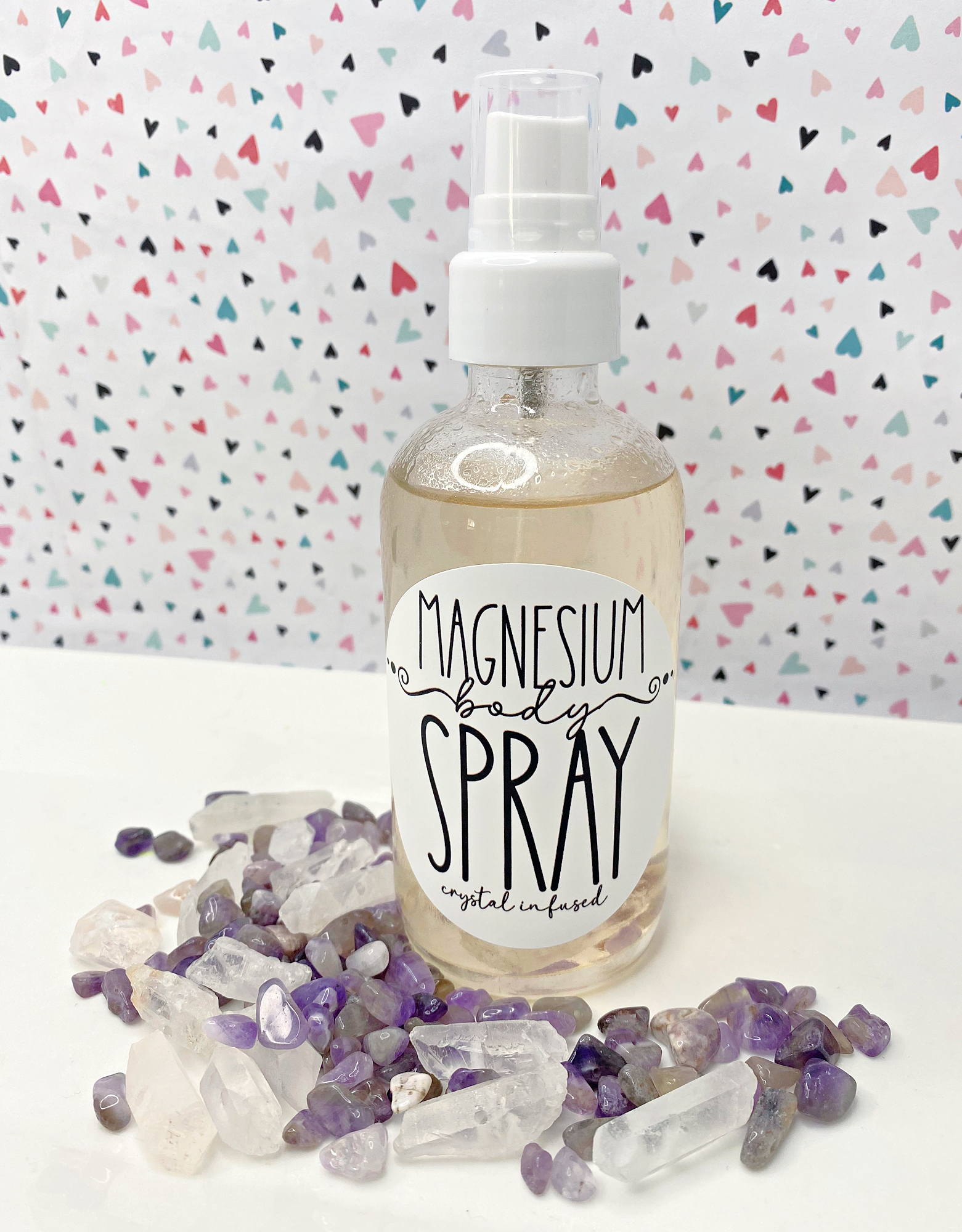 Crystal Infused Magnesium Spray - Daily Body Mist - Concordia Style Boutique
