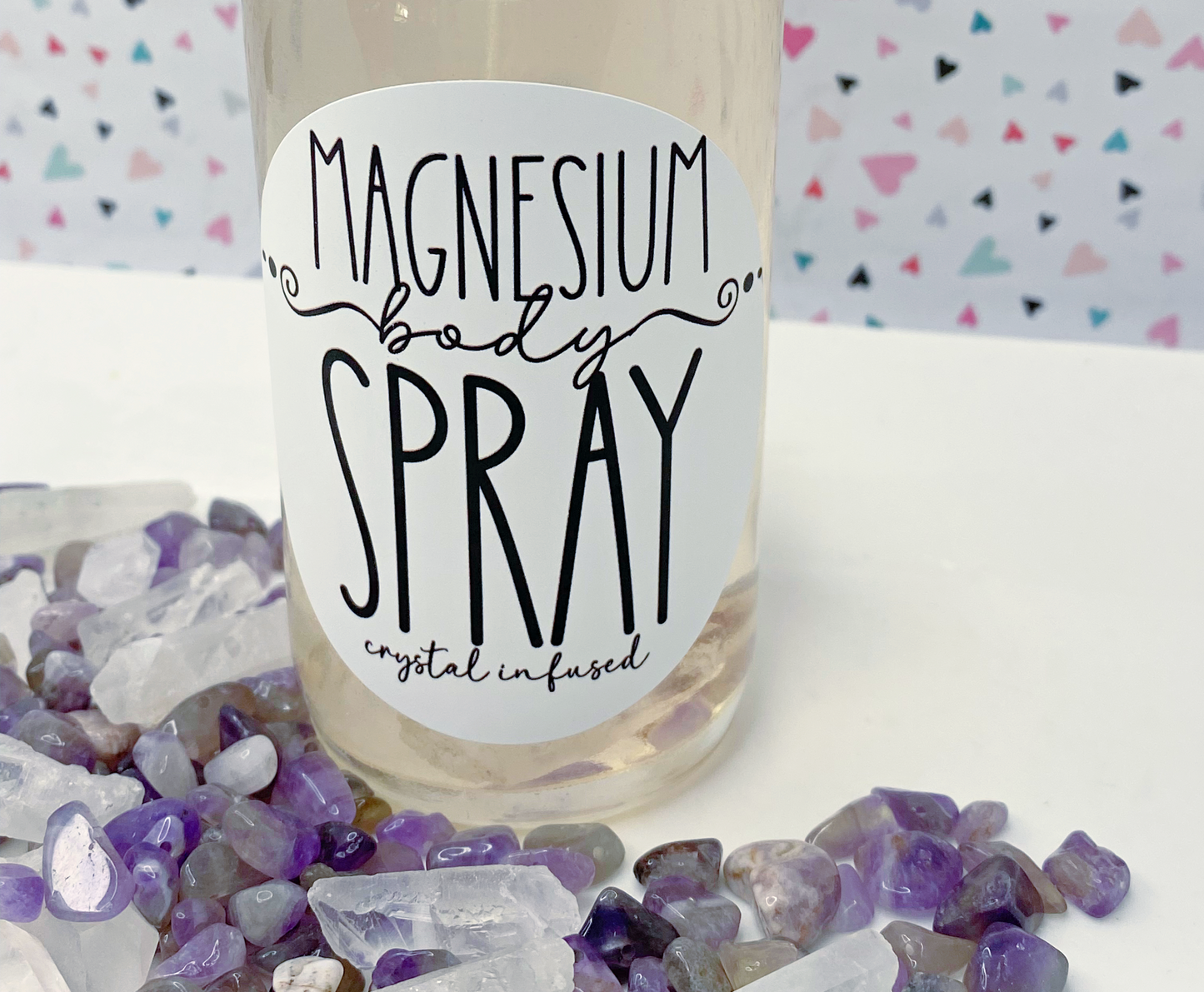 Crystal Infused Magnesium Spray - Daily Body Mist - Concordia Style Boutique