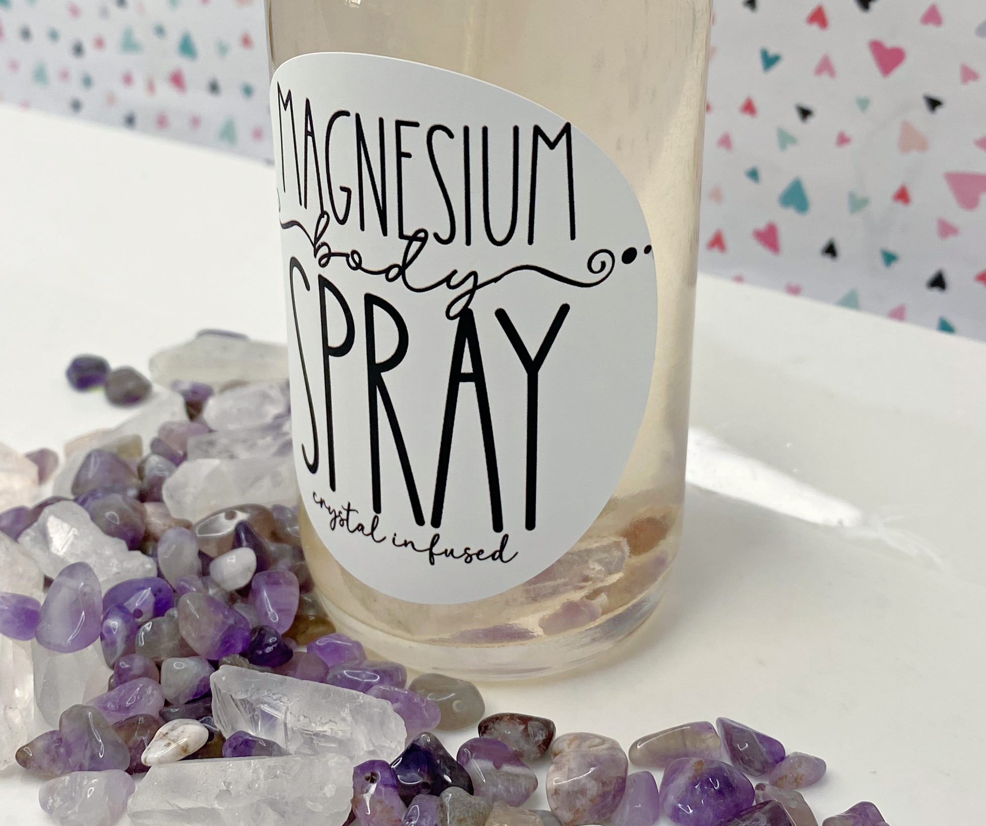 Crystal Infused Magnesium Spray - Daily Body Mist - Concordia Style Boutique