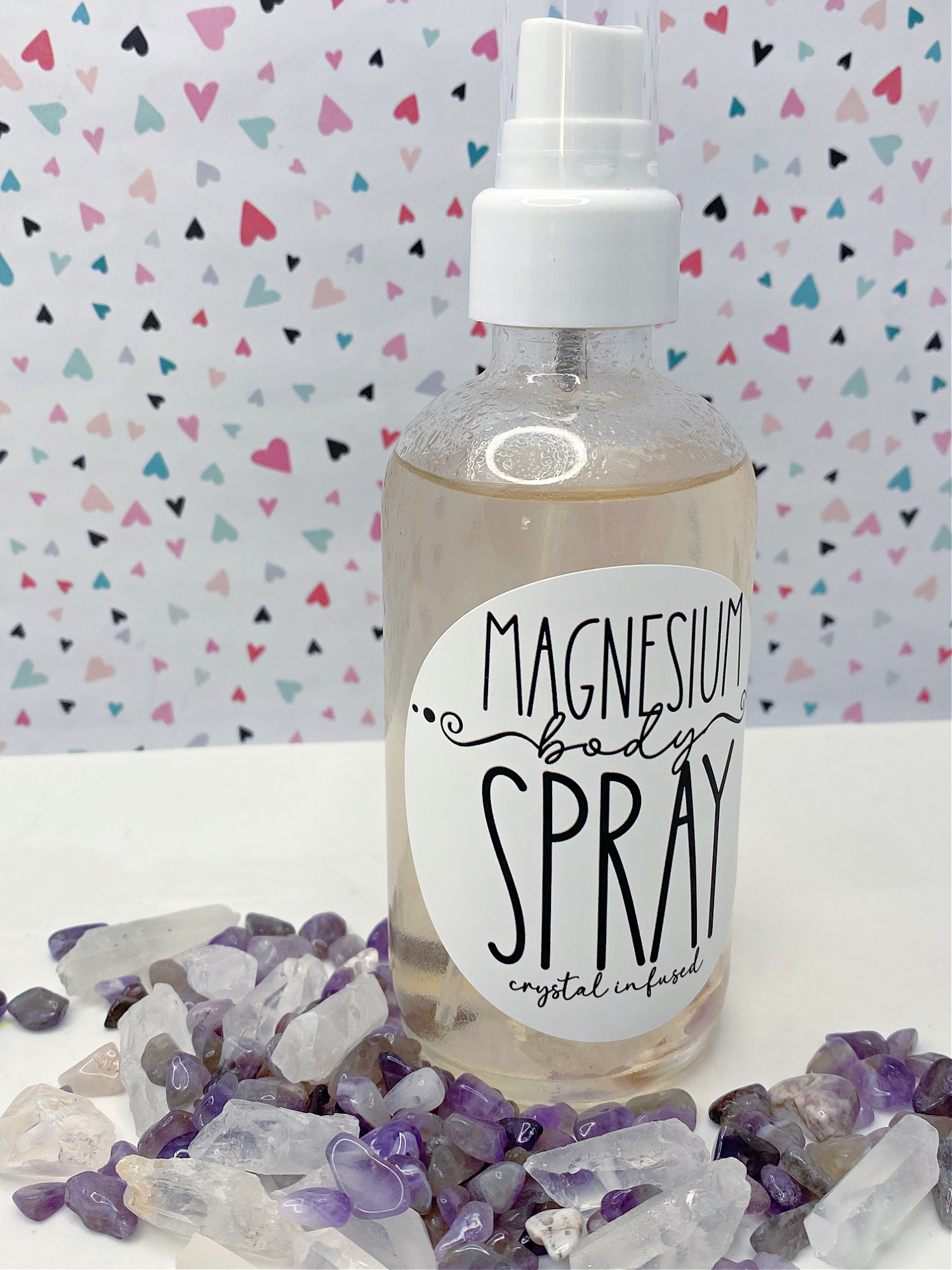 Crystal Infused Magnesium Spray - Daily Body Mist - Concordia Style Boutique