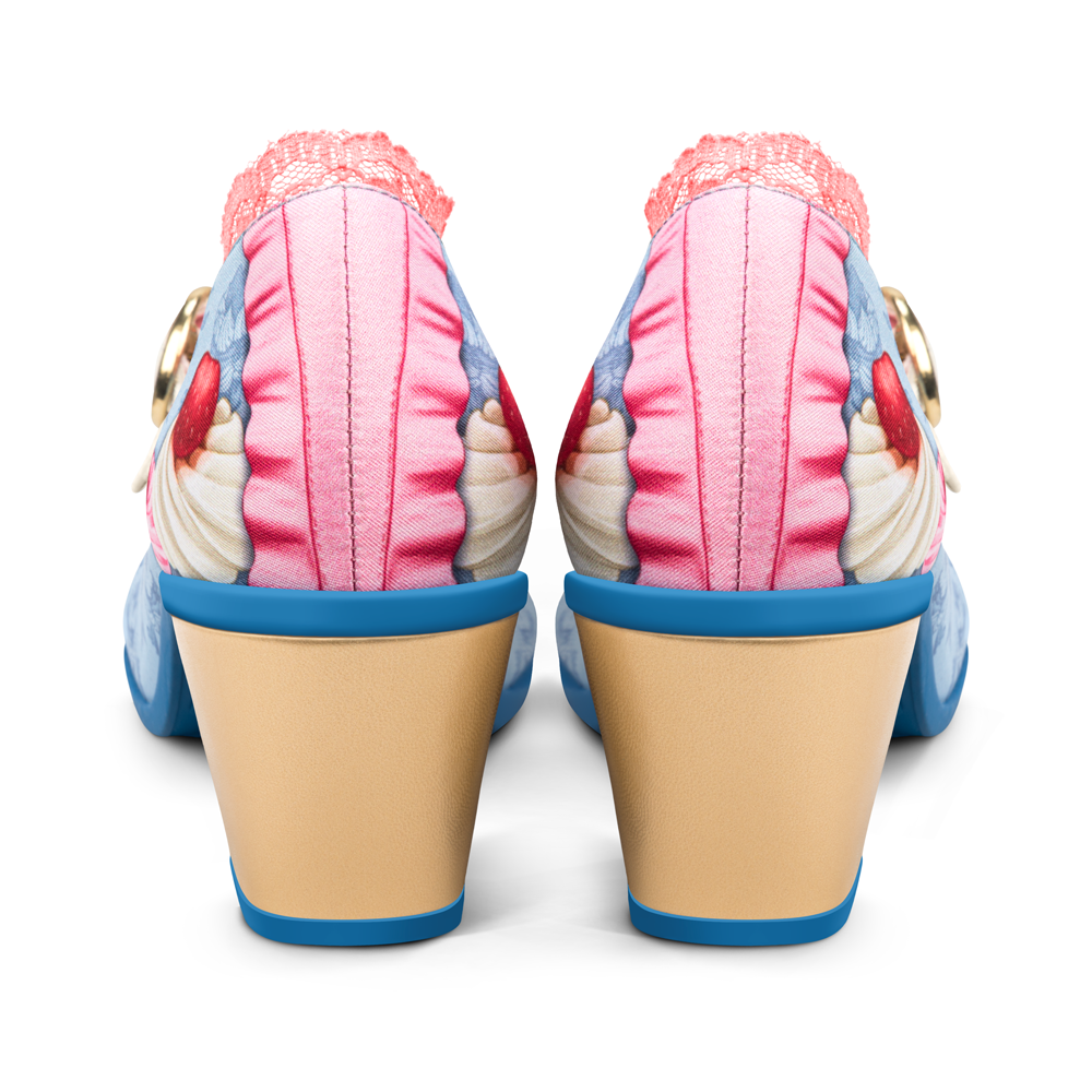 Chocolaticas® Mid Heels Marie Antoinette 3 Women's Mary Jane Pump - Concordia Style Boutique