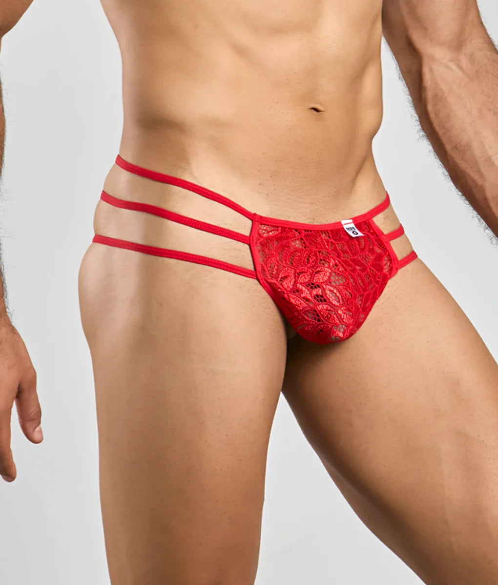 MOB Men's Lace Pouch Thong