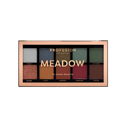 Meadow 10 shade palette