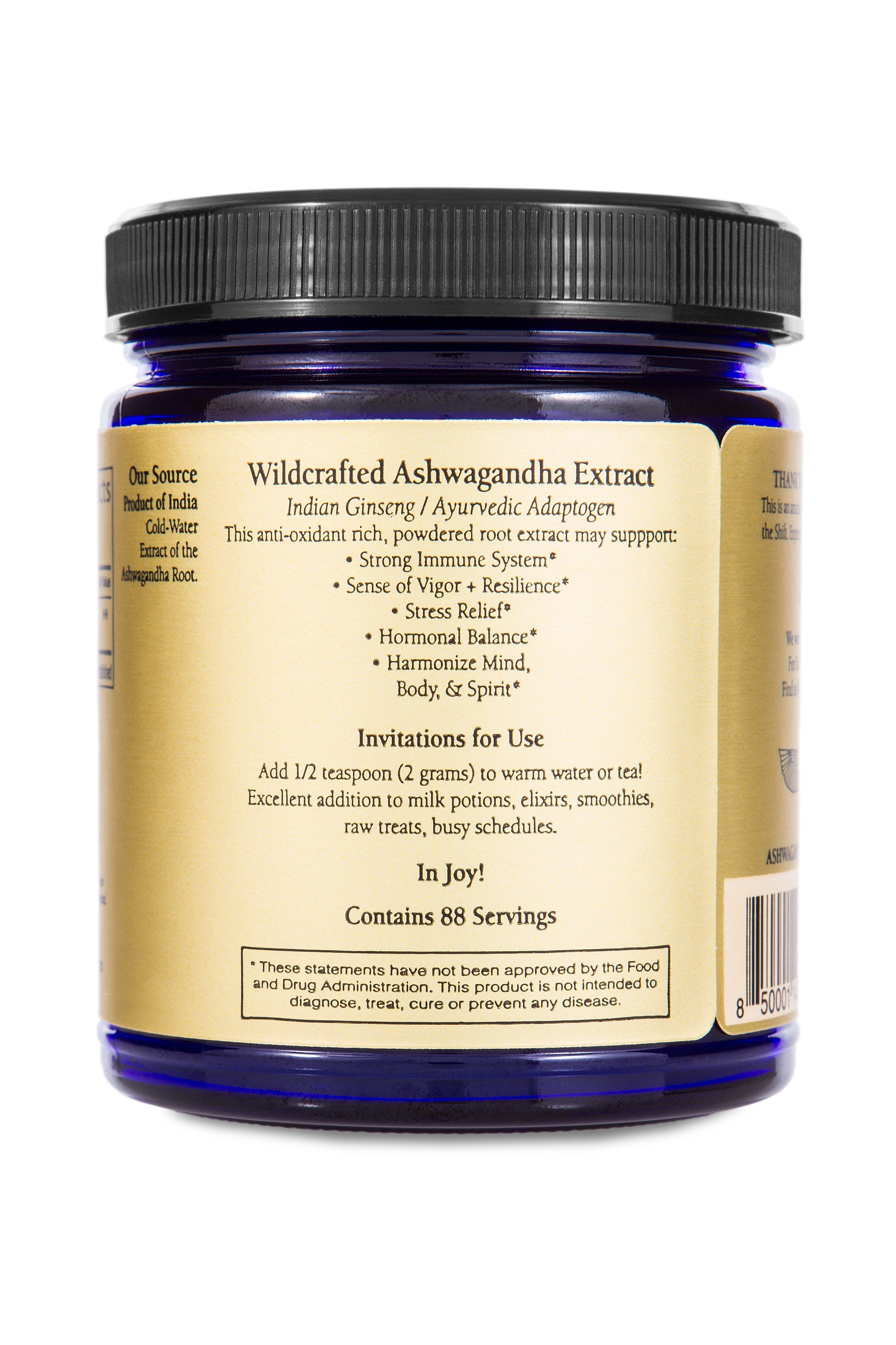 Ashwagandha (Wildcrafted) - Concordia Style Boutique