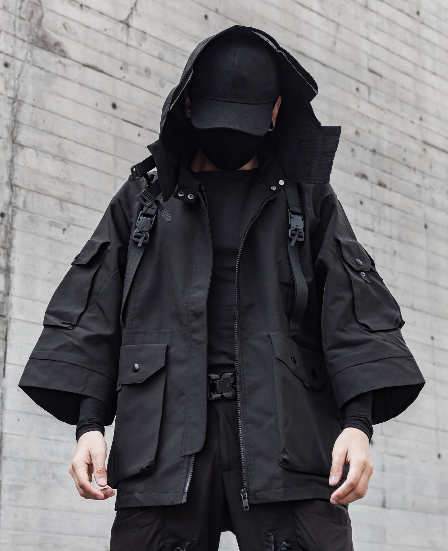 IBJ169 Paratrooper Short Sleeves Jacket - Concordia Style Boutique