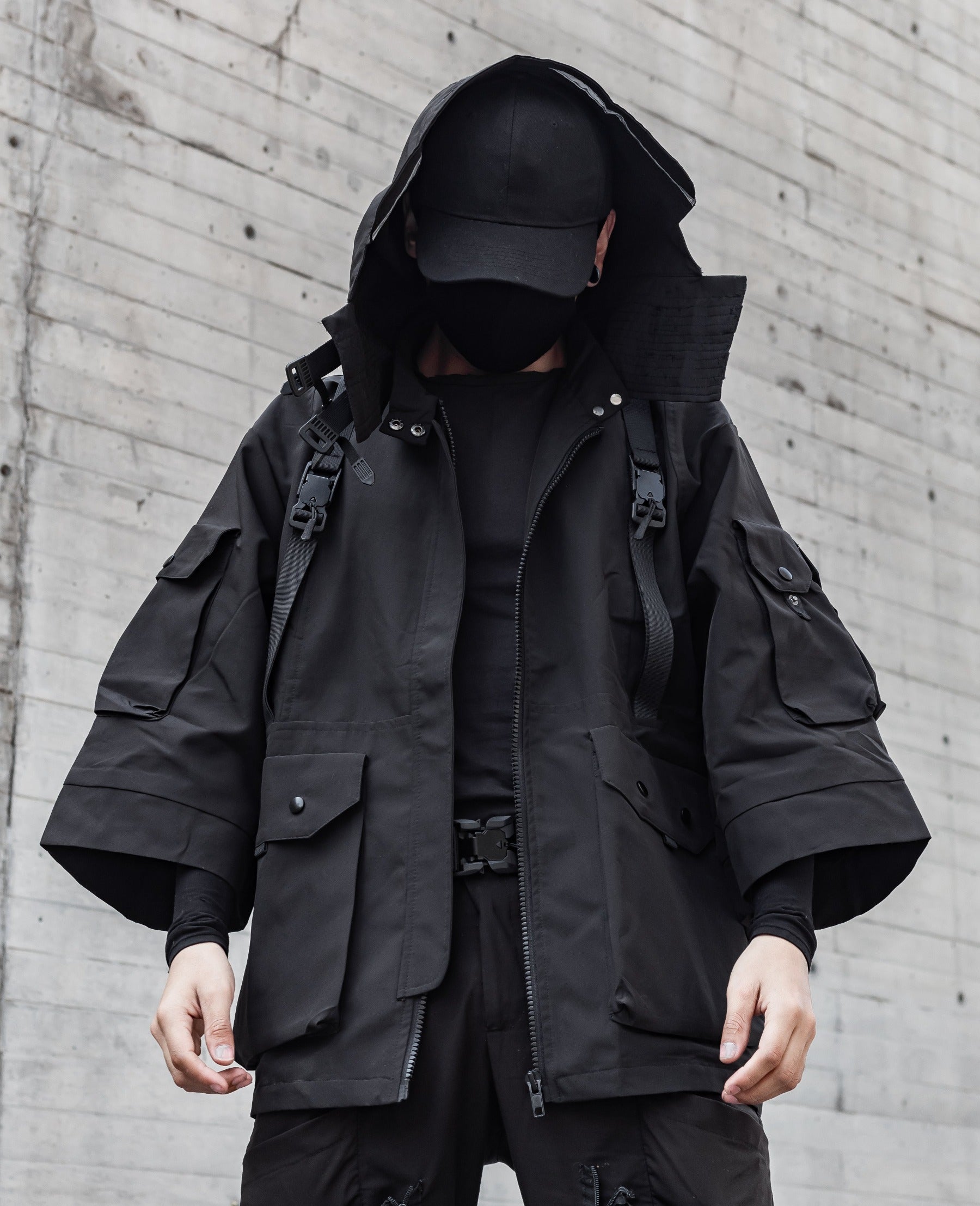 IBJ169 Paratrooper Short Sleeves Jacket - Concordia Style Boutique