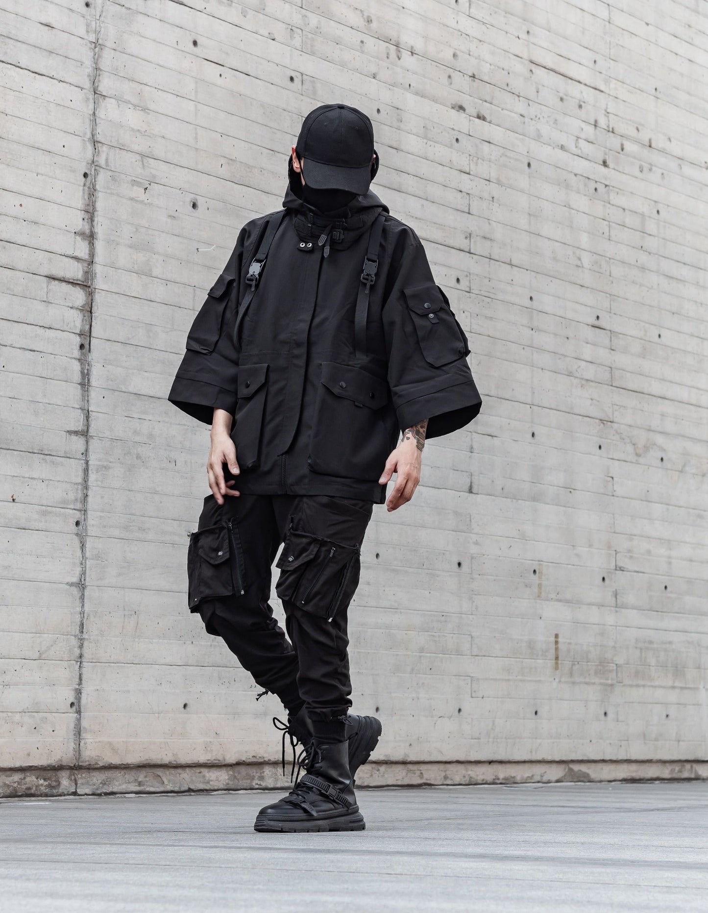 IBJ169 Paratrooper Short Sleeves Jacket - Concordia Style Boutique