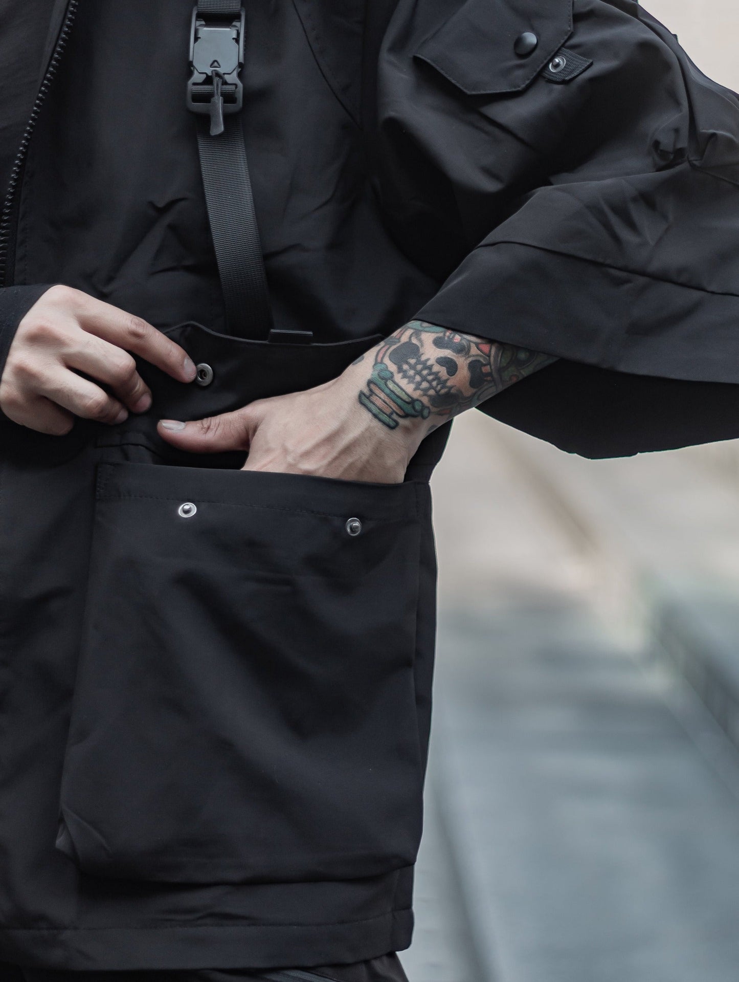 IBJ169 Paratrooper Short Sleeves Jacket - Concordia Style Boutique