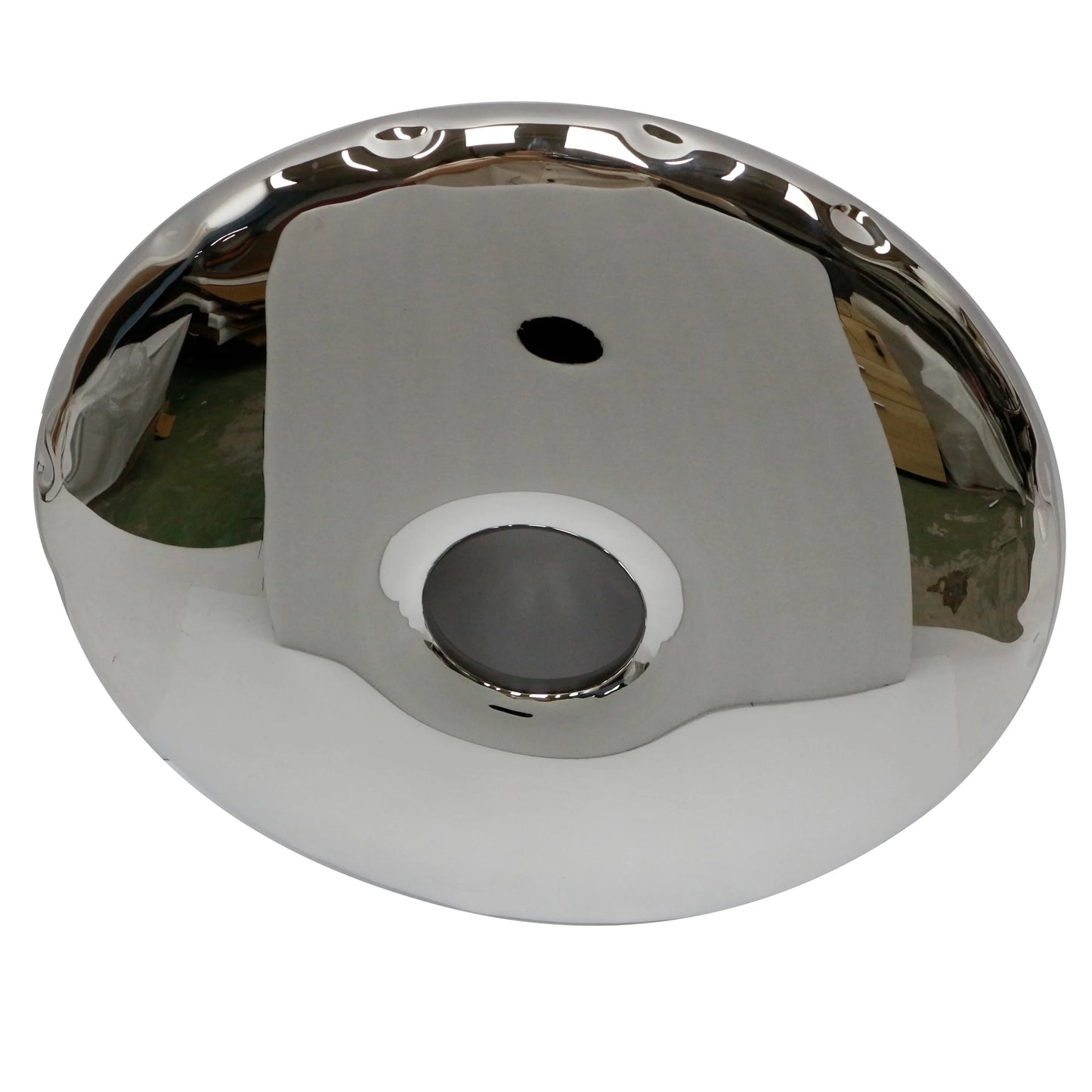 Chrome Balloon Ring Wall Sculpture