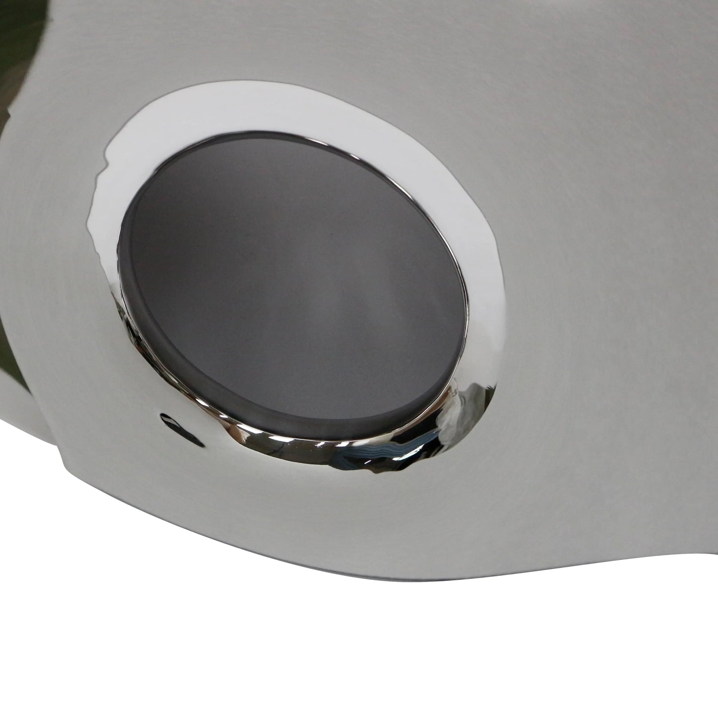 Chrome Balloon Ring Wall Sculpture