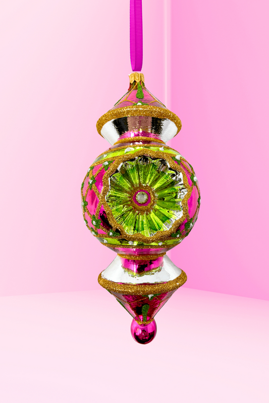 Miami Reflector Glass Ornament