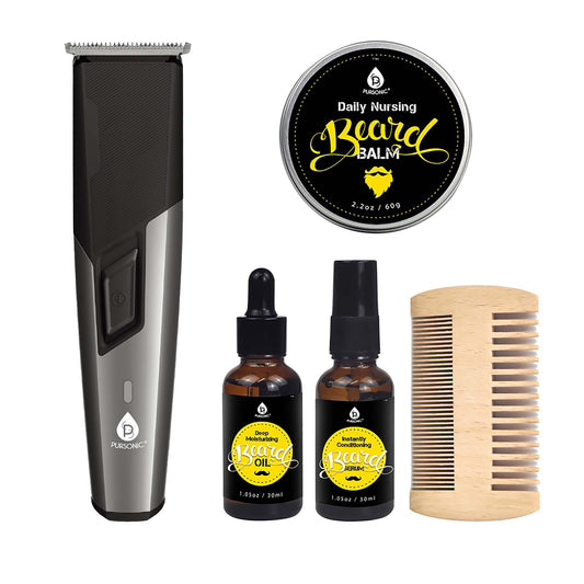 Mario Lopez Rechargeable Men’s Grooming & Beard Care Bundle – Complete Hair, Beard, Nose, and Ear Kit - Concordia Style Boutique