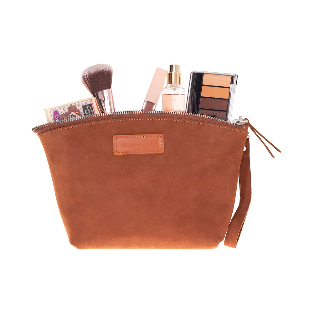 Avondale Premium Leather Dopp Kit - Travel Makeup Bag for Men & Women - Concordia Style Boutique