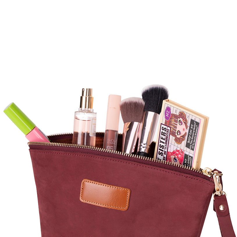 Avondale Premium Leather Dopp Kit - Travel Makeup Bag for Men & Women - Concordia Style Boutique
