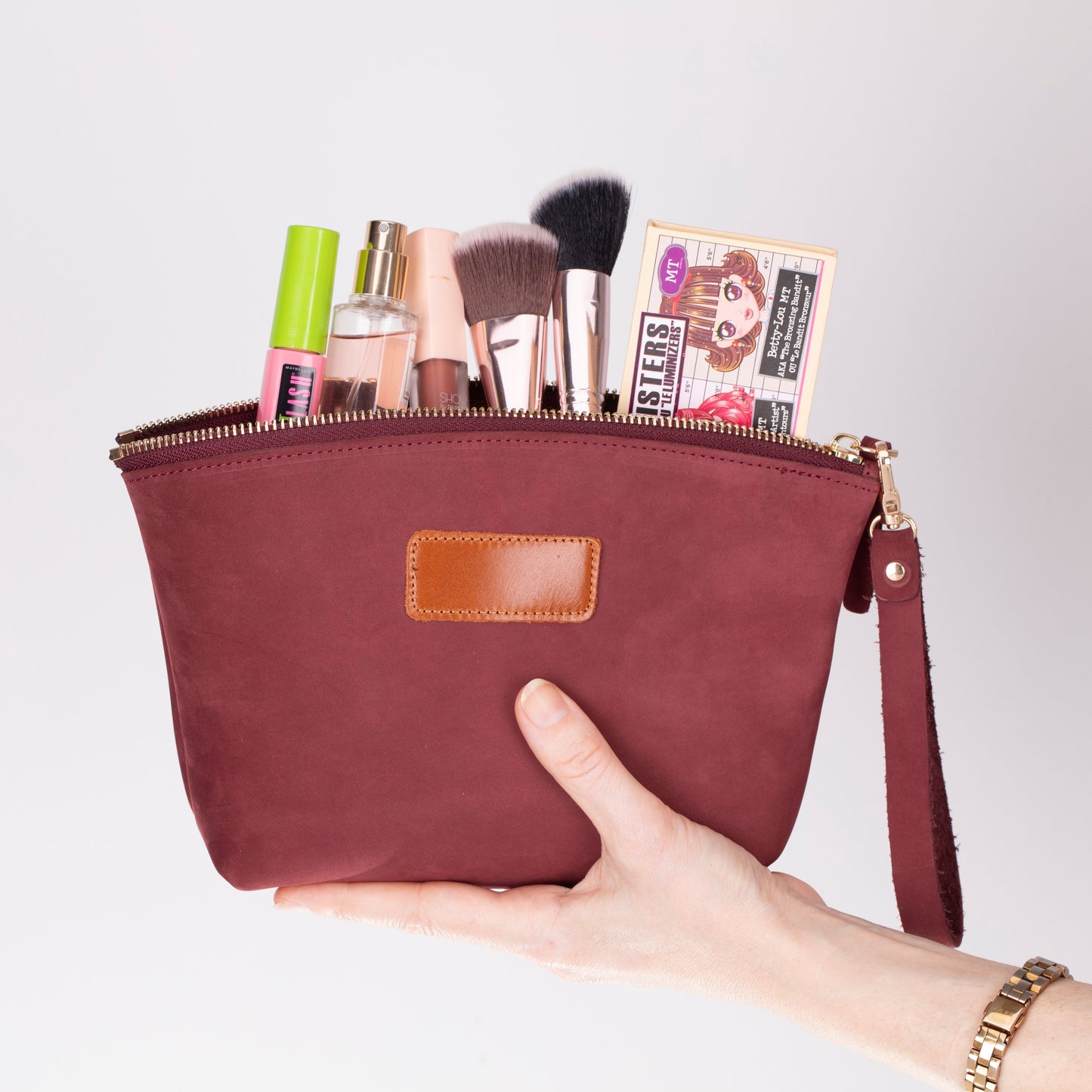 Avondale Premium Leather Dopp Kit - Travel Makeup Bag for Men & Women - Concordia Style Boutique