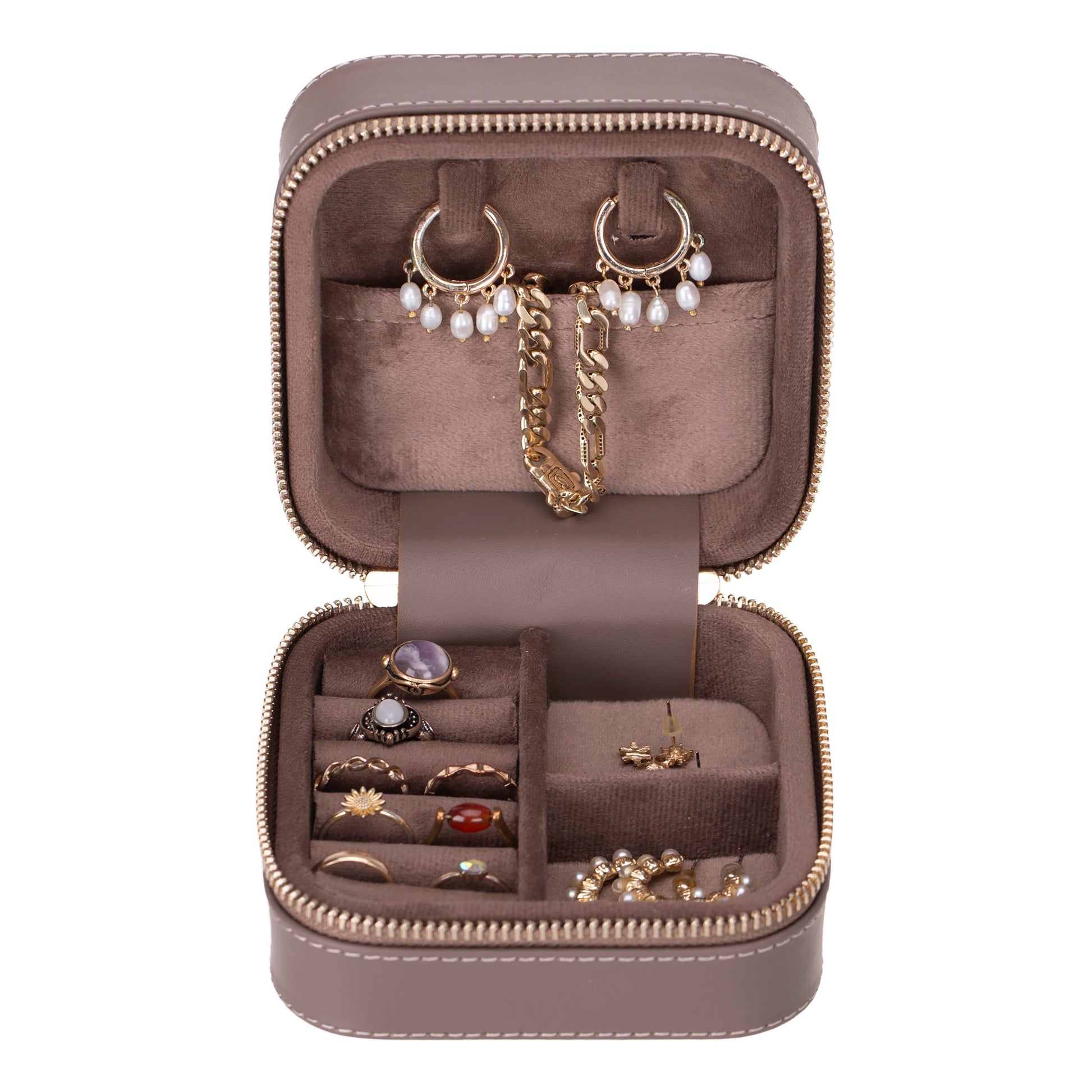 Eufaula Leather Jewelry Box - Concordia Style Boutique