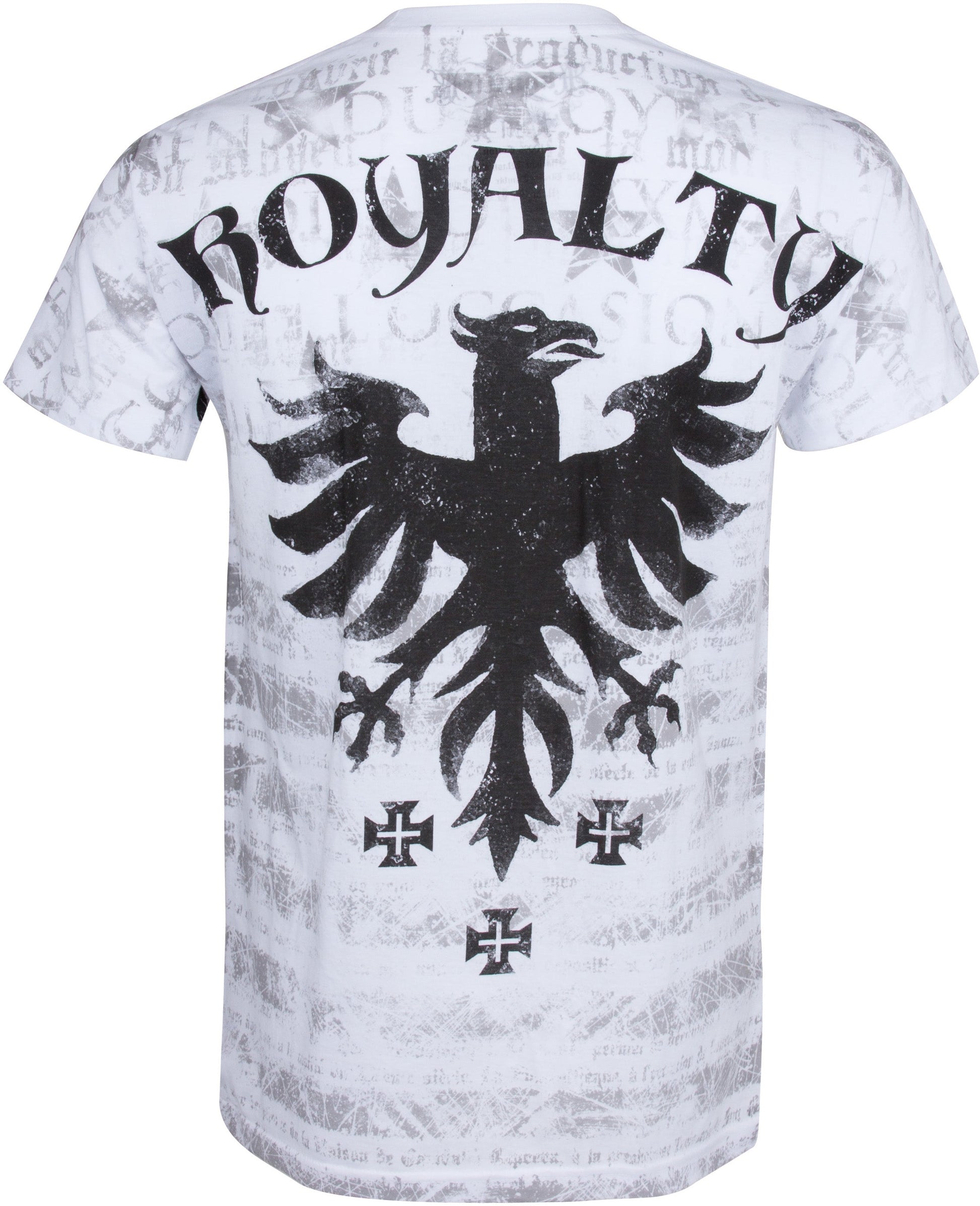 Royalty Dragon Short Sleeve Crew Neck Cotton Mens Fashion T-Shirt ( 2 Colors ) - Concordia Style Boutique