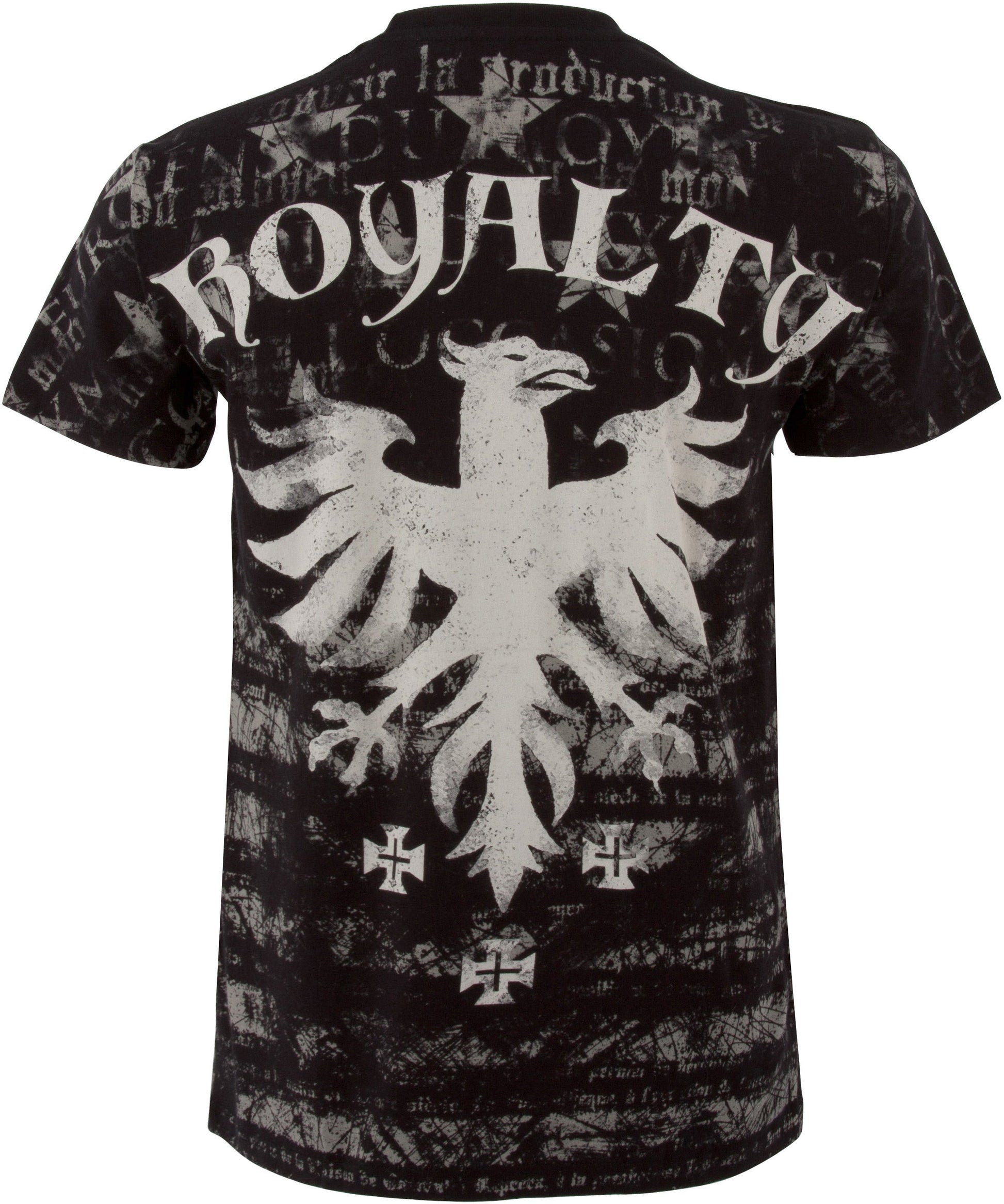 Royalty Dragon Short Sleeve Crew Neck Cotton Mens Fashion T-Shirt ( 2 Colors ) - Concordia Style Boutique