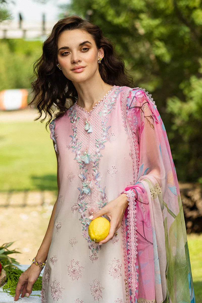 Mushq - Sorriso - Three Piece Chikan Embroidered Lawn