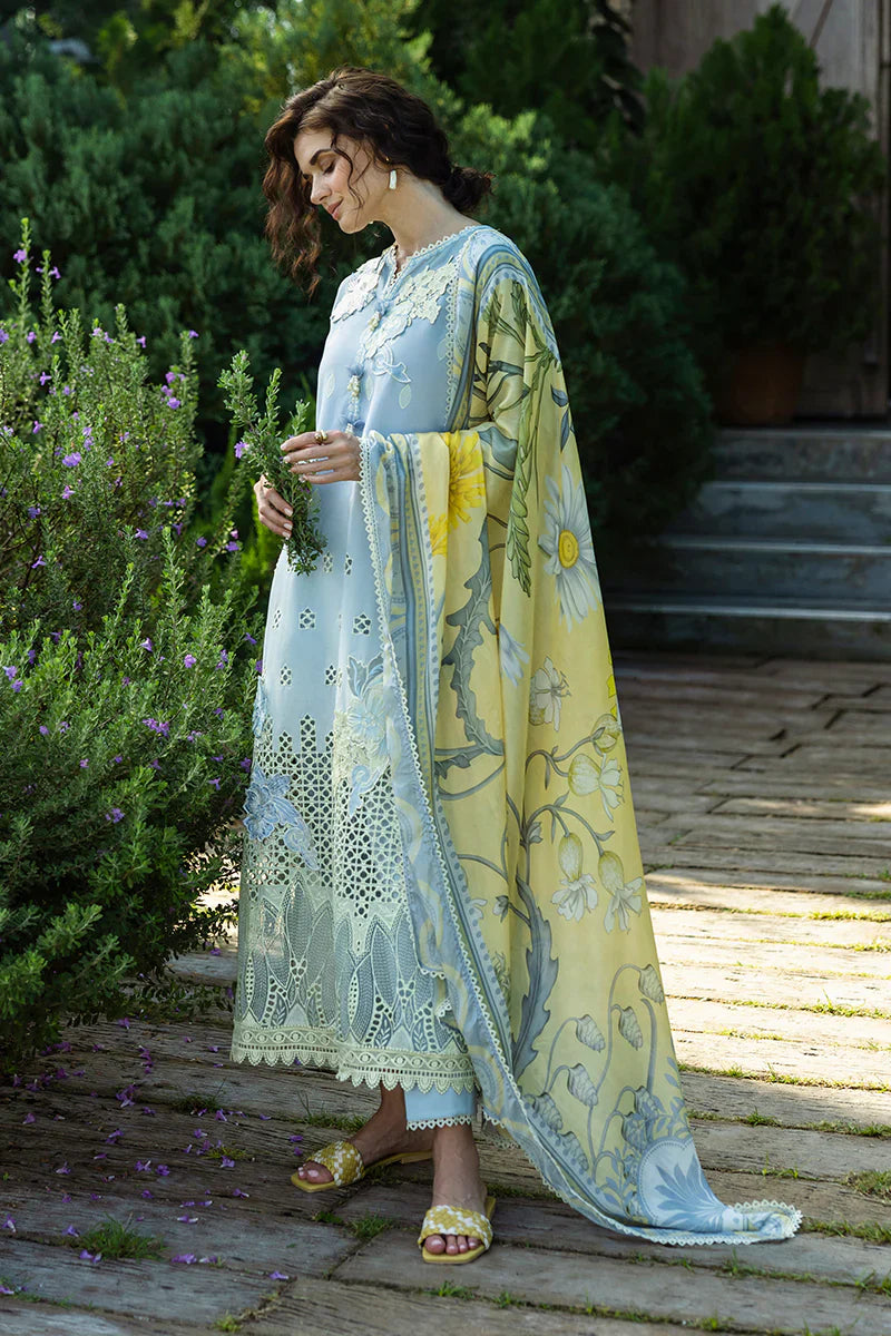 Mushq - Intesa - Three Piece Chikan Embroidered Lawn