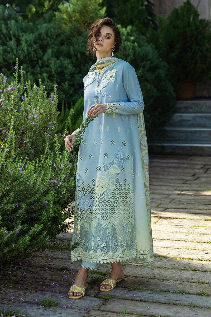 Mushq - Intesa - Three Piece Chikan Embroidered Lawn