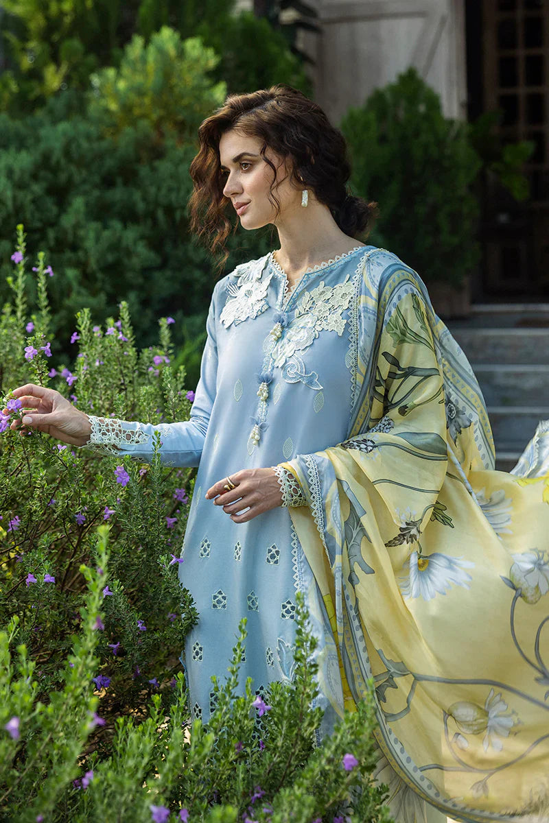 Mushq - Intesa - Three Piece Chikan Embroidered Lawn