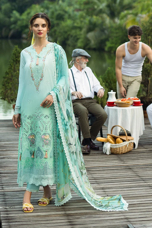 Mushq - Famiglia - Three Piece Chikan Embroidered Lawn