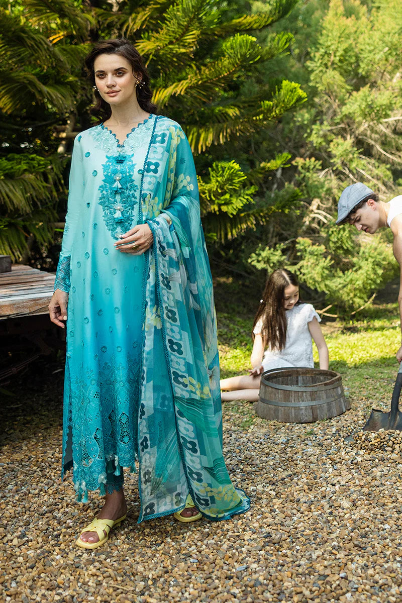 Mushq - Amore - Three Piece Chikan Embroidered Lawn