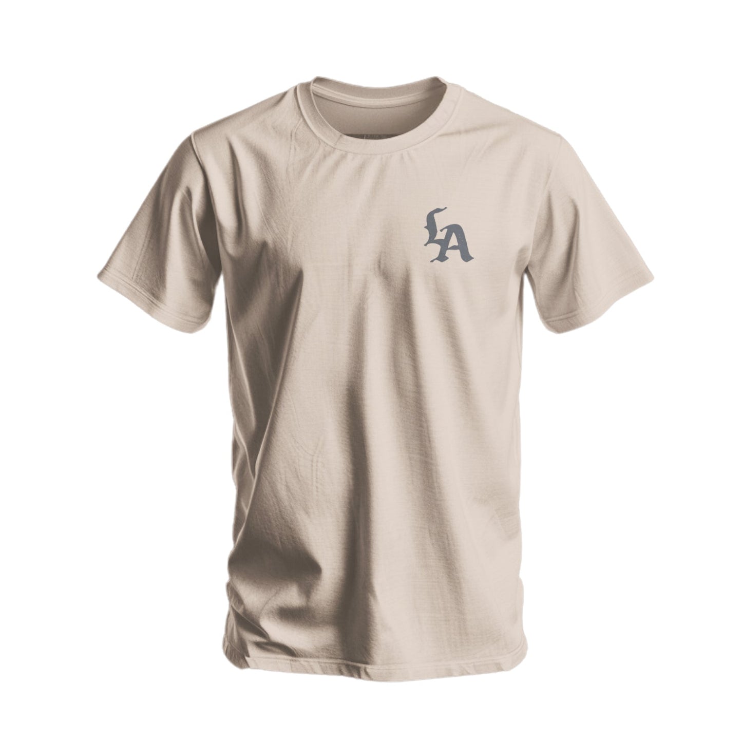 Beige T-Shirt with Machete Logo - Concordia Style Boutique