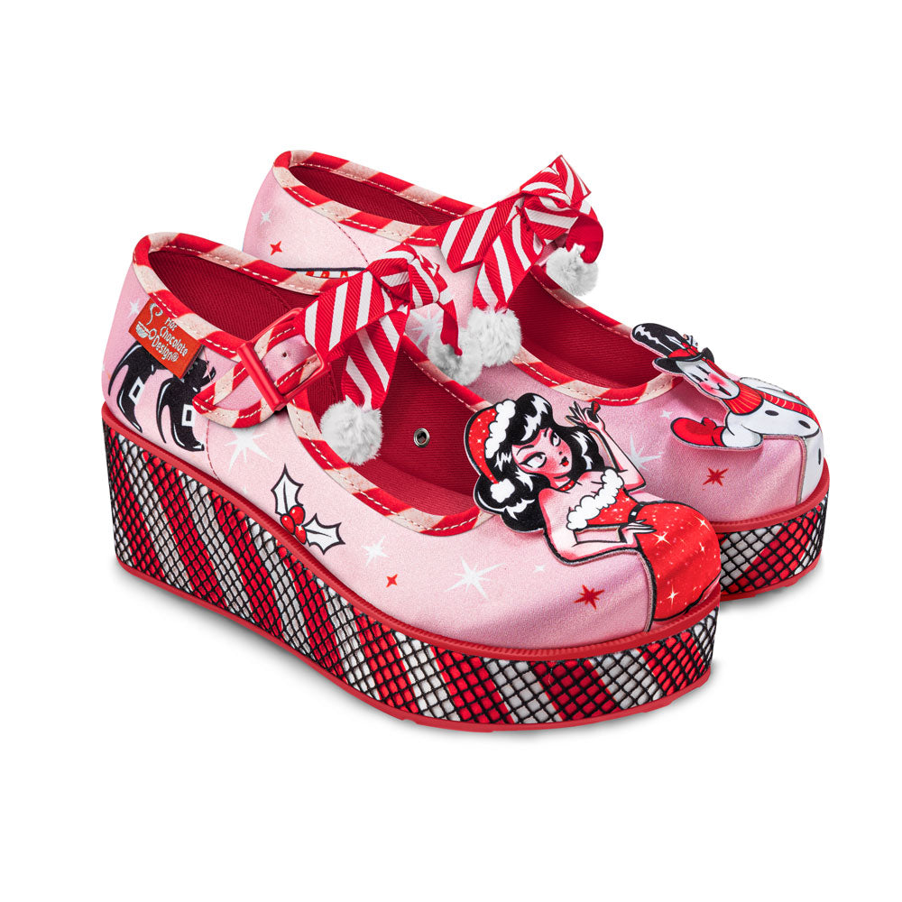 Chocolaticas® Betty Claus Women's Mary Jane Platform - Concordia Style Boutique